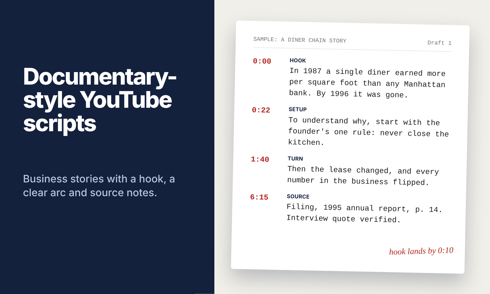 The cover image for the YouTube scripts gig